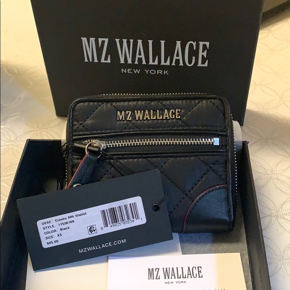 MZ Wallace Accessories - MZ Wallace Crosby wallet Black